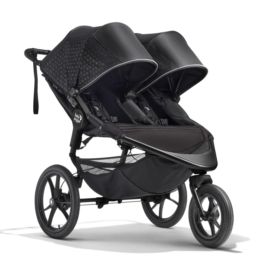 Baby Jogger® Summit™ X3 Double Jogging Stroller, Midnight Black
