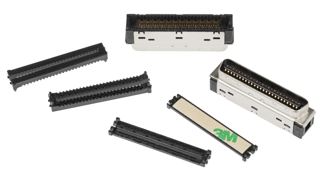 3M™ 10150-6000 EL, Stecker für die Kabelmontage MDR Stiftstecker, 50-pol, 6000 Serie, 1,27 mm, 0,20 µm Au