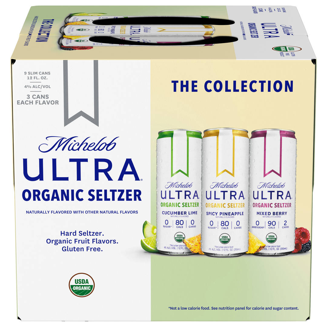 Michelob Ultra Organic Seltzer Variety Pack 12 fl. oz. 9 Pack