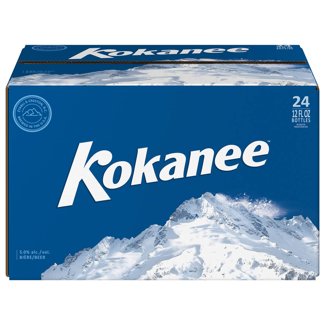 Kokanee Glacier Beer 24 Pack, 12 fl oz Bottles