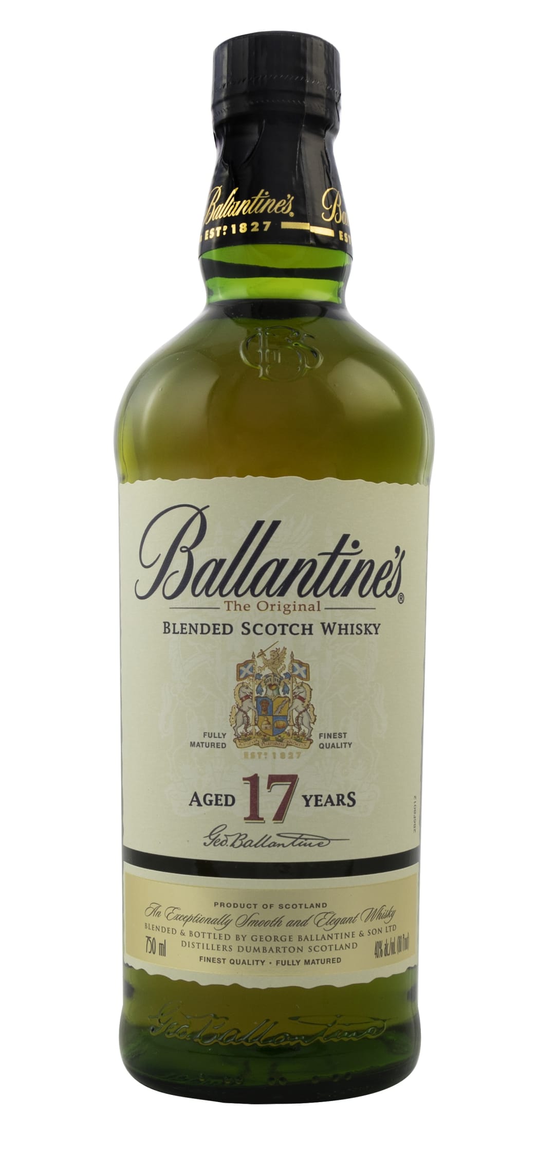 Ballantine’s 17 Year Aged Blended Scotch Whisky 750ml 80pf