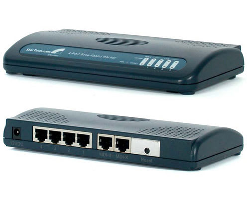 4 Port 10/100 Cable/DSL Router for UK
