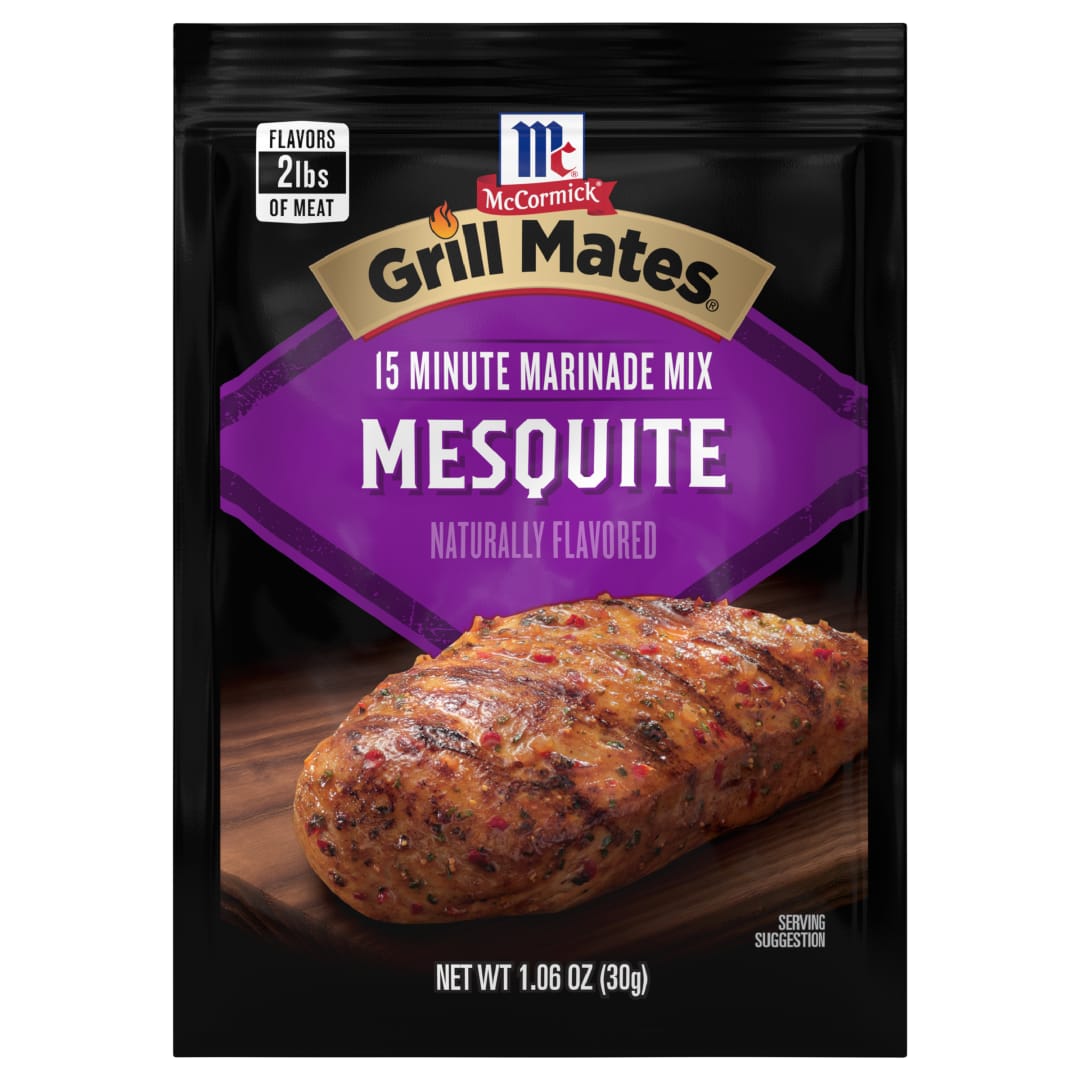 McCormick® GRILL MATES Mesquite Marinade, 1.06 oz