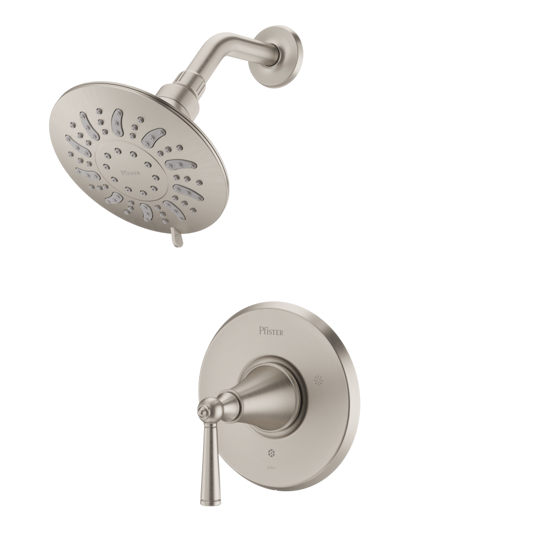 Saxton 1-Handle Shower Only Trim in Brushed Nickel