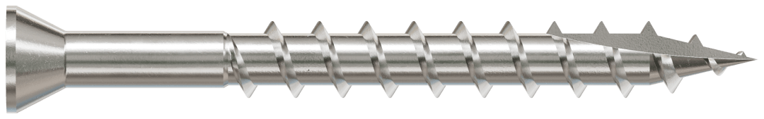 Simpson Strong-Tie S07C162FBP Trim-Head Screw, Square Drive — #7 x 1-5/8 in. #1 SQ, Type 305 (135-Qty) (Pack of 5)
