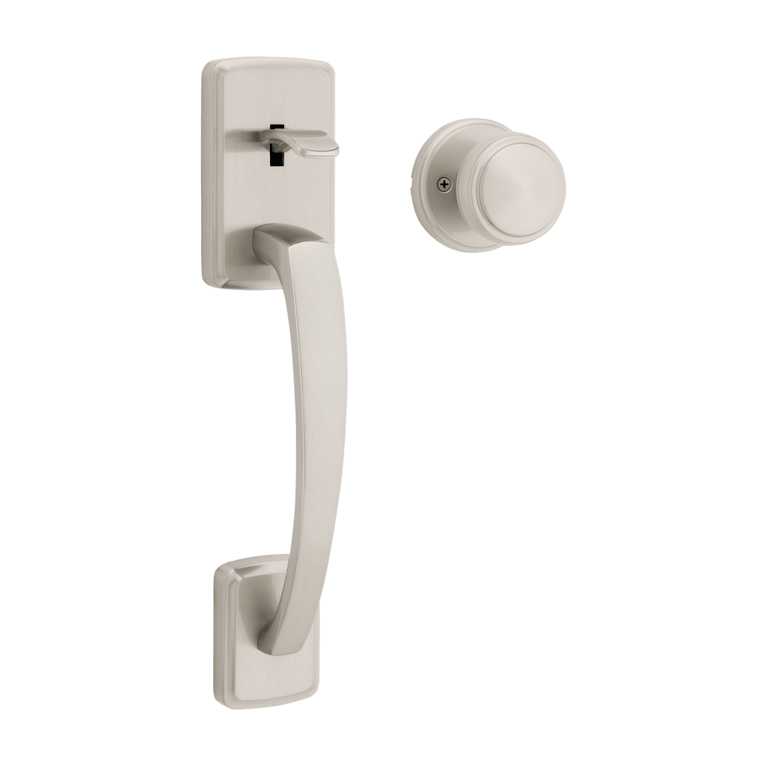 Brentford Handle Only w/ Sora Knob in Satin Nickel