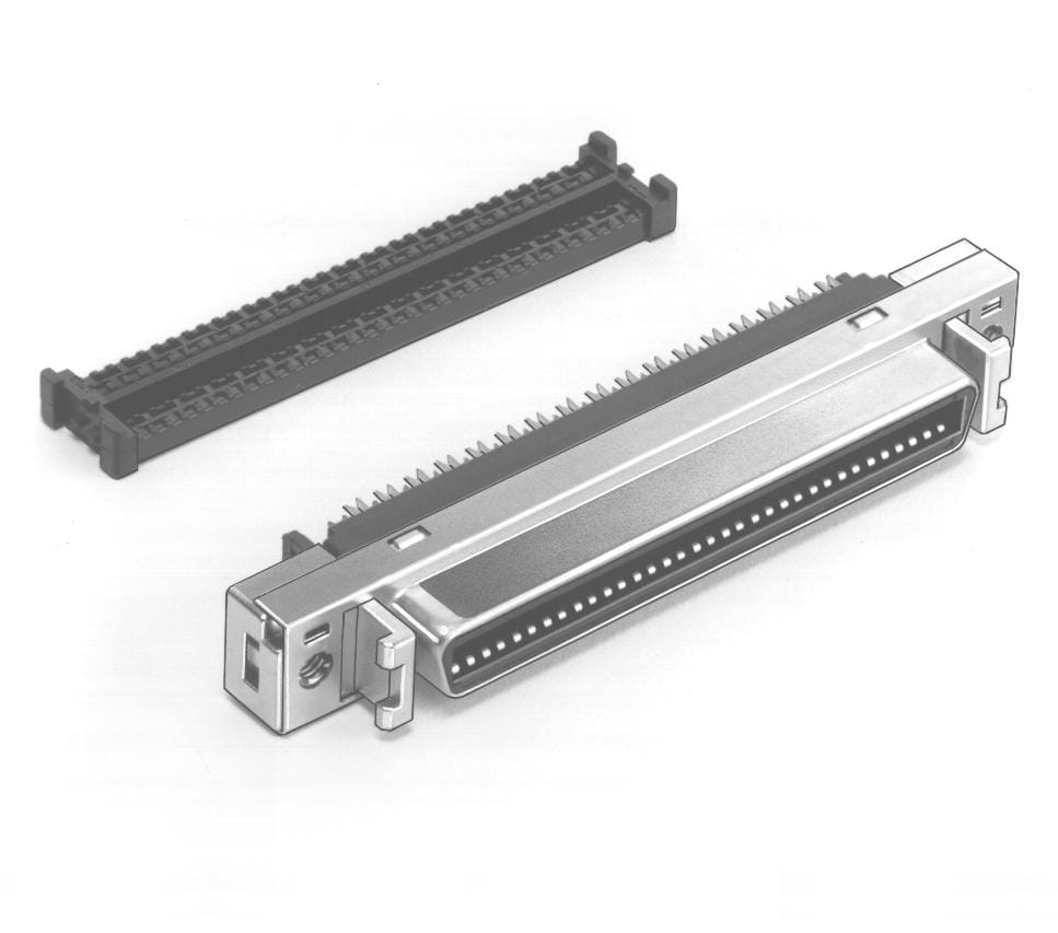 3M™ 10250-0210, Buchsenstecker für die Kabelmontage MDR, 50-pol, 102 Serie, 1,27 mm, 0,76 µm Au