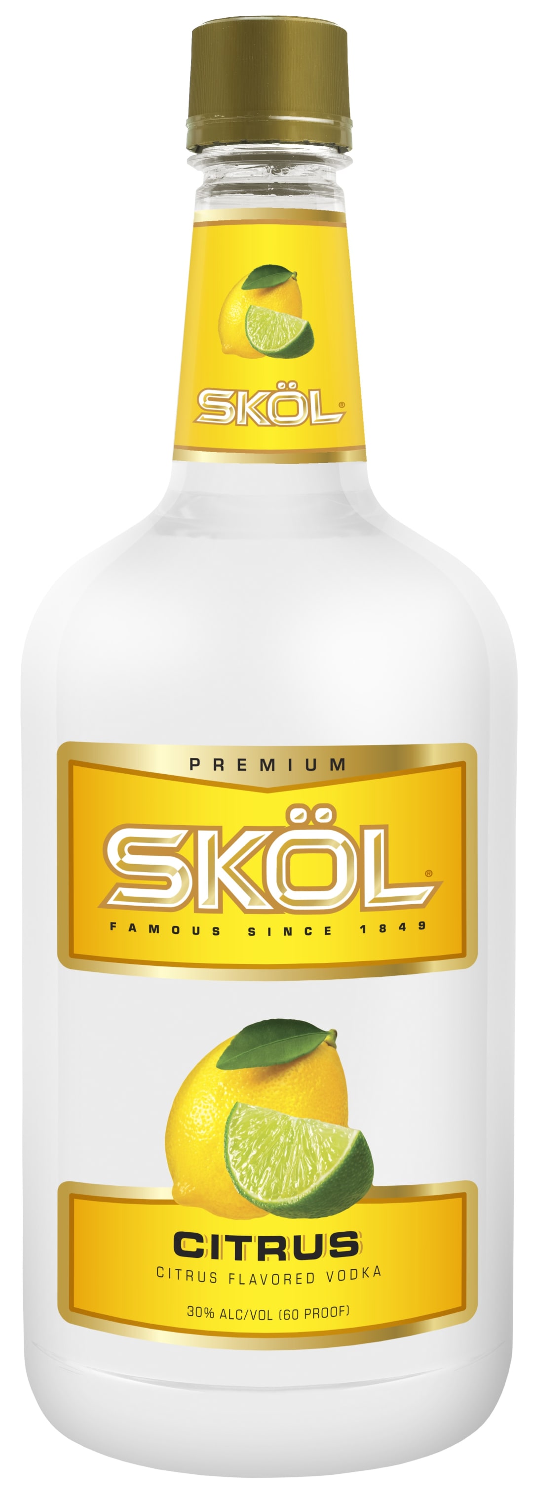 Skol Citrus Vodka 1.75l 60 Proof