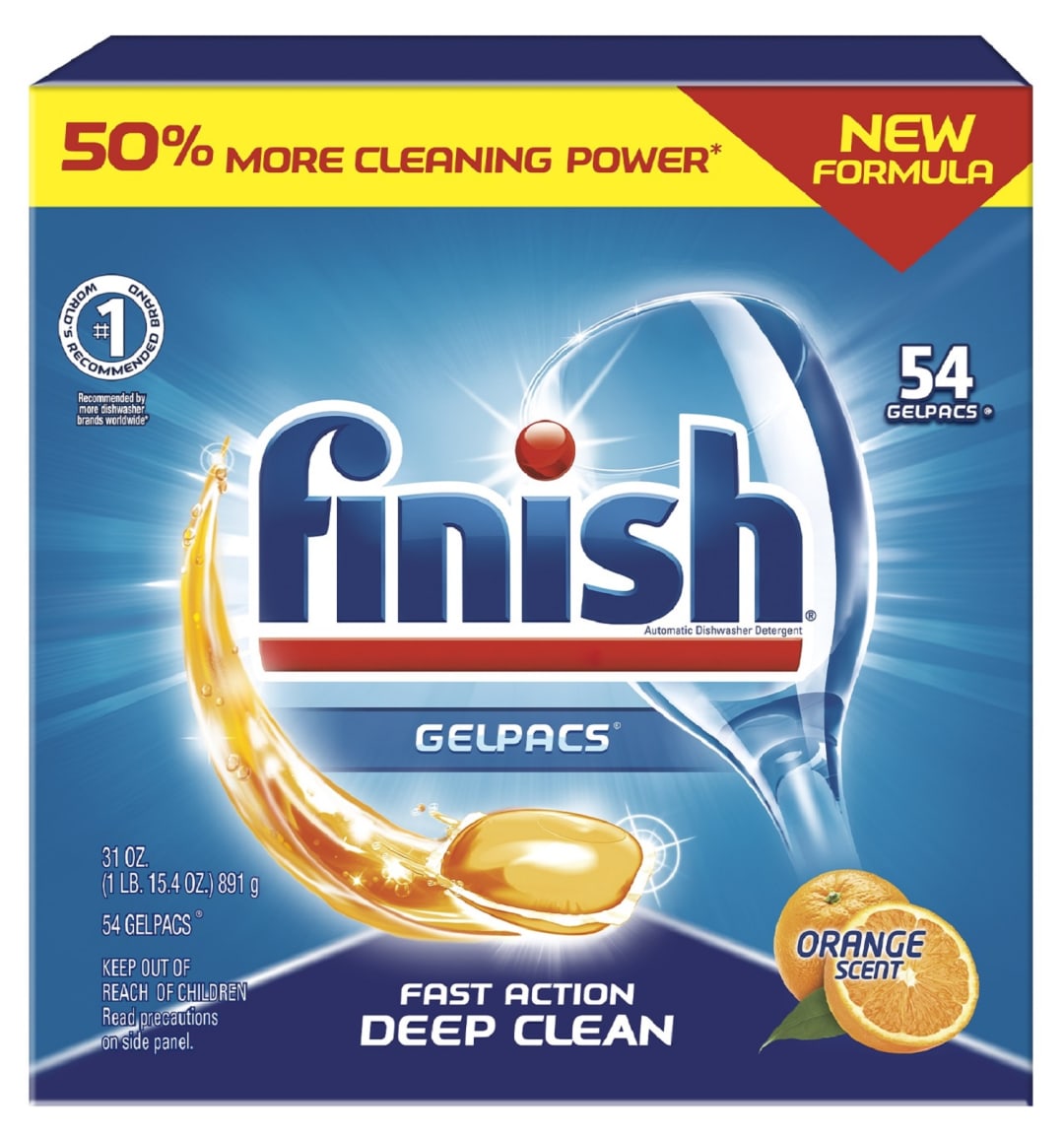 FINISH® GELPACS® - Orange 4/54 ct.