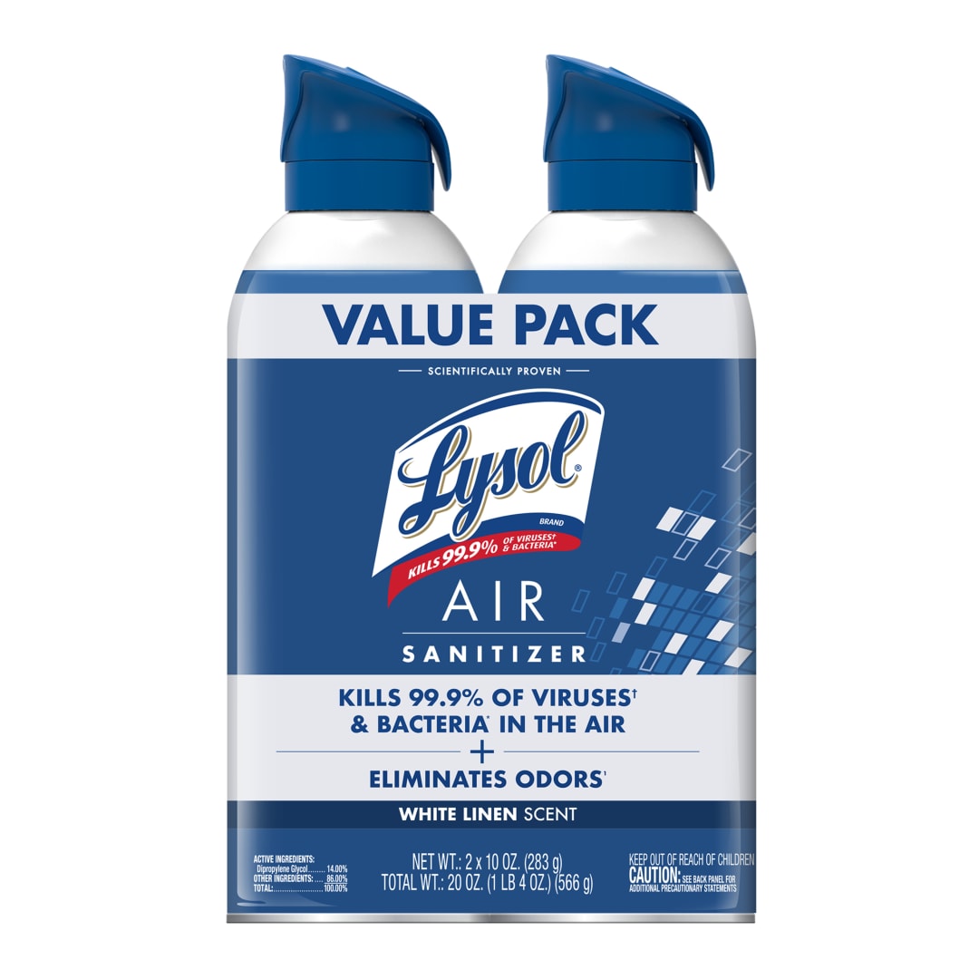 LYSOL® Air Sanitizer - White Linen 3/(2x10) oz.