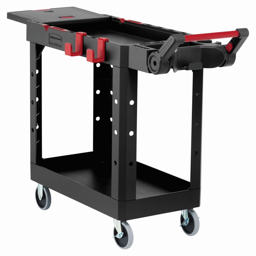 Heavy Duty Adaptable Utility Cart, Small, Black