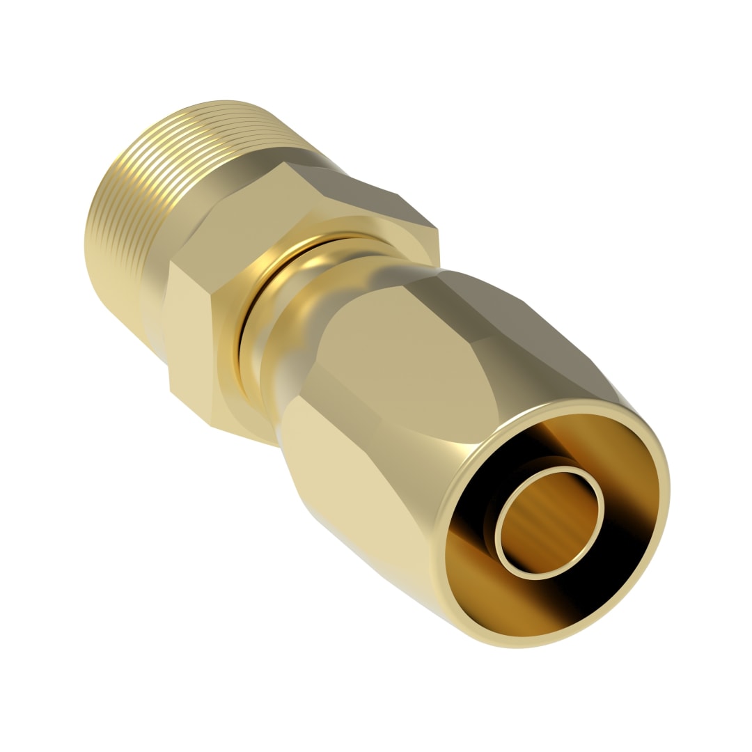 Aeroquip 1/4 Male NPT X 5/16 Hose Reusable Br R5