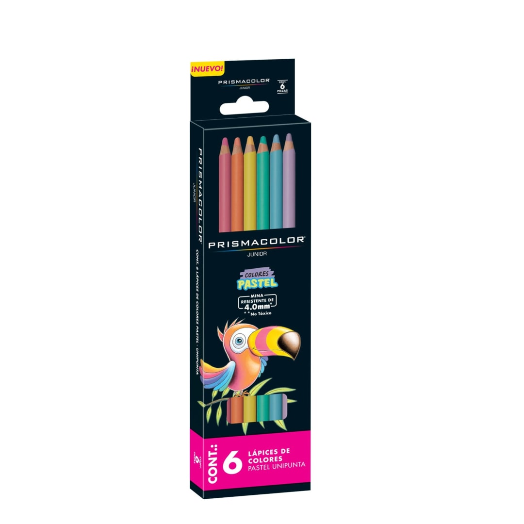 PRISMACLR JR 6CT PASTELES UNIPUNTA
