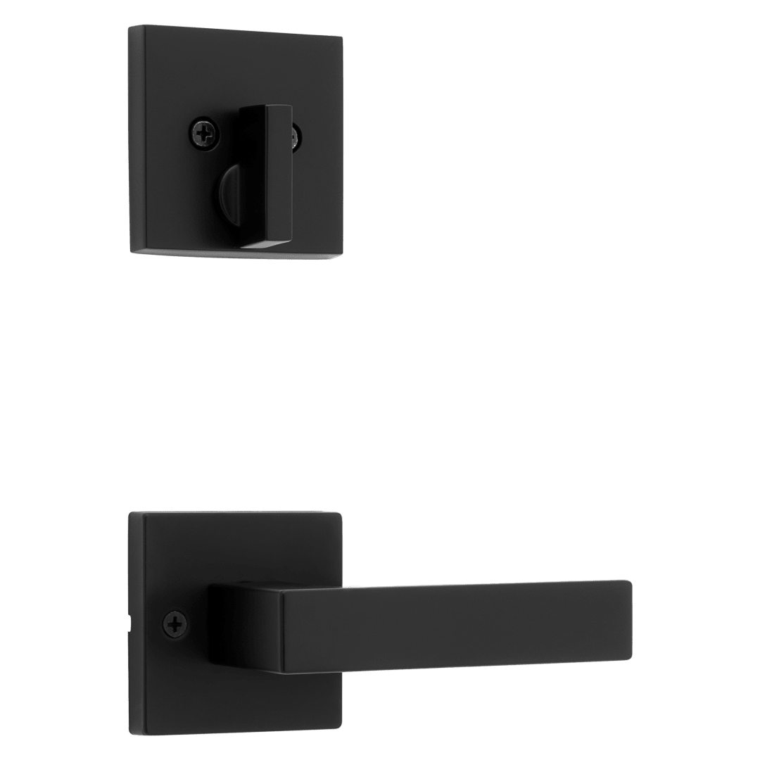 971 Single Cylinder Interior Pack w/ Singapore Lever for Signature Series Handlesets in Matte Black