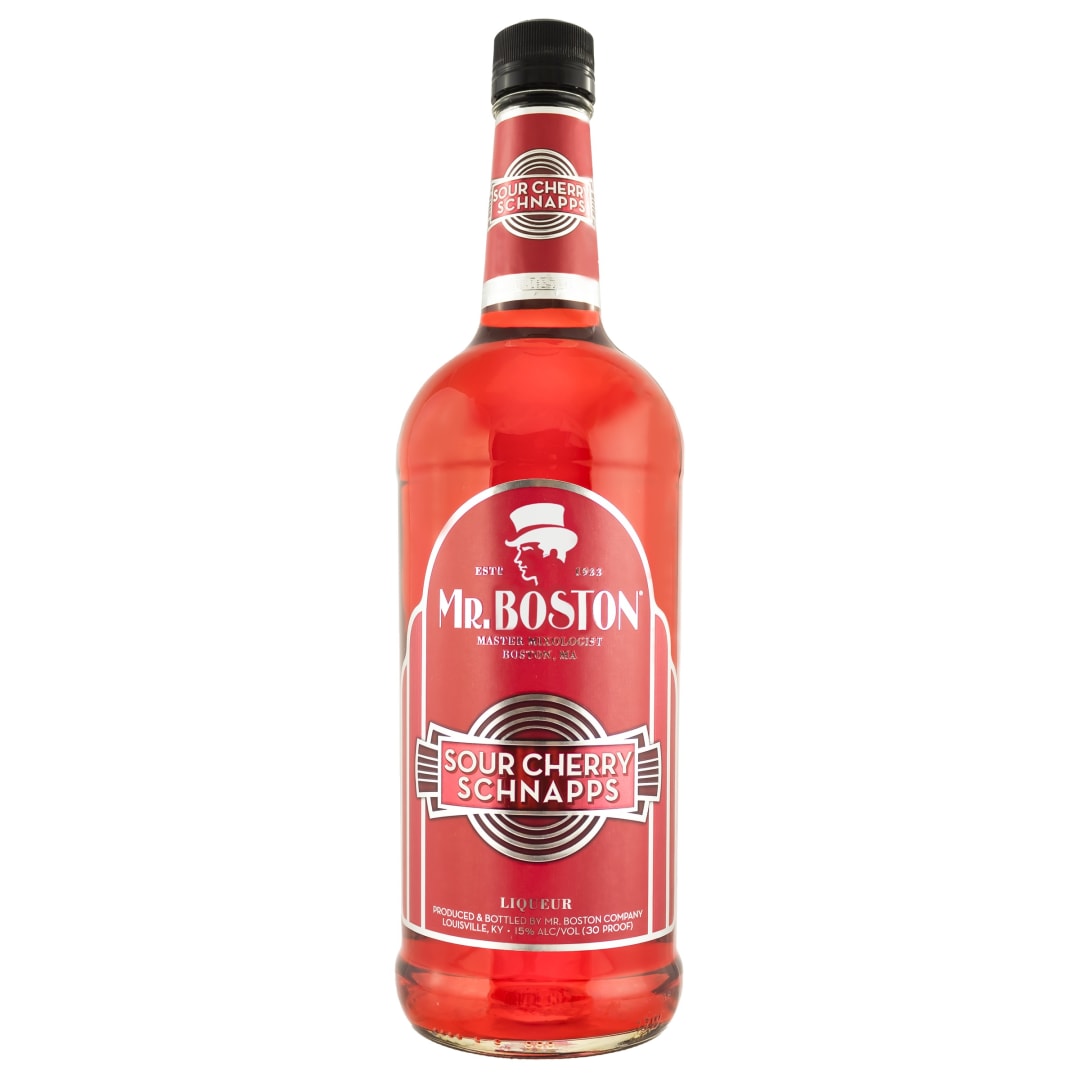 Mr. Boston Sour Cherry Liqueur 1l 30 Proof
