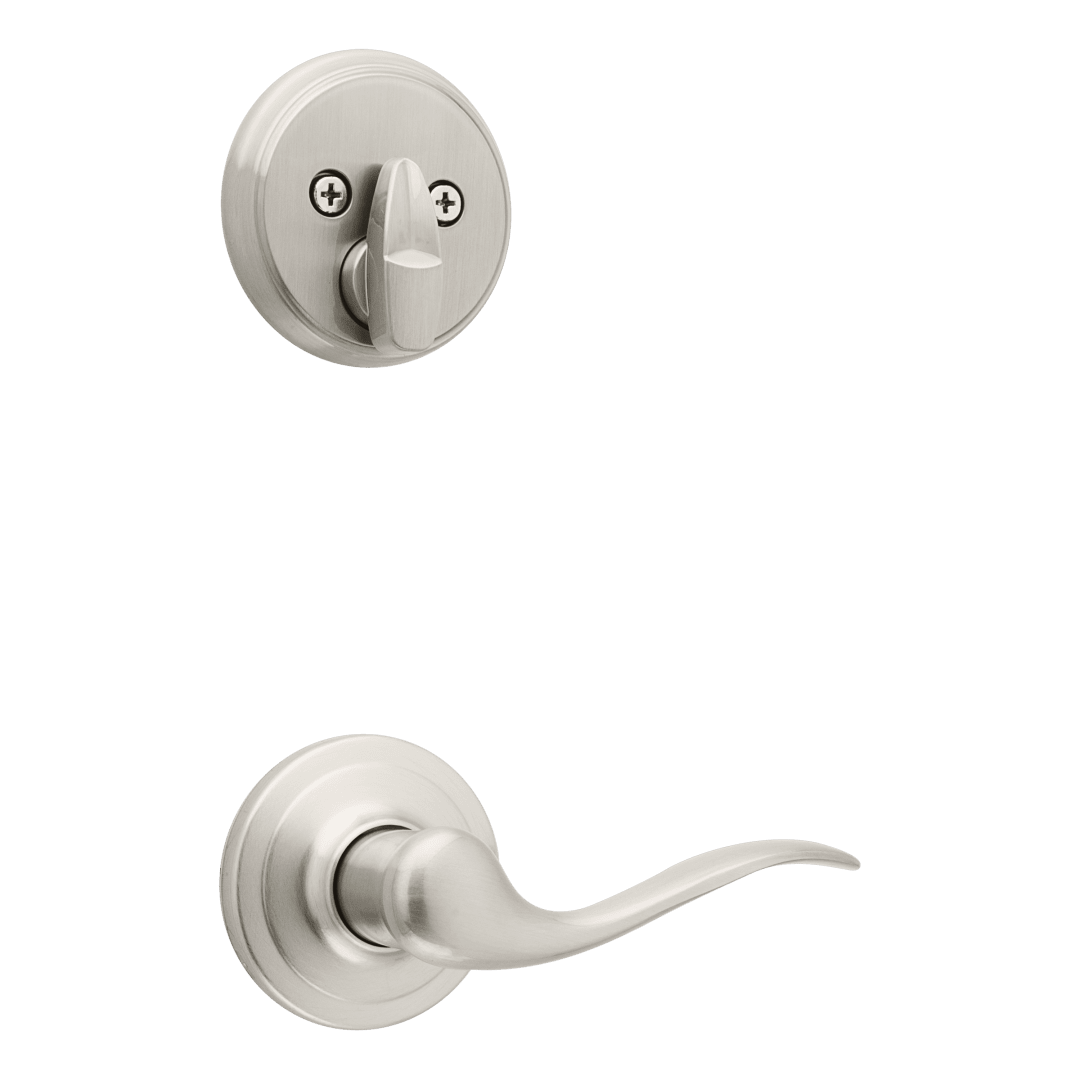 971 Single Cylinder Interior Pack w/ Tustin Left-Handed Lever for Signature Series Handlesets in Satin Nickel