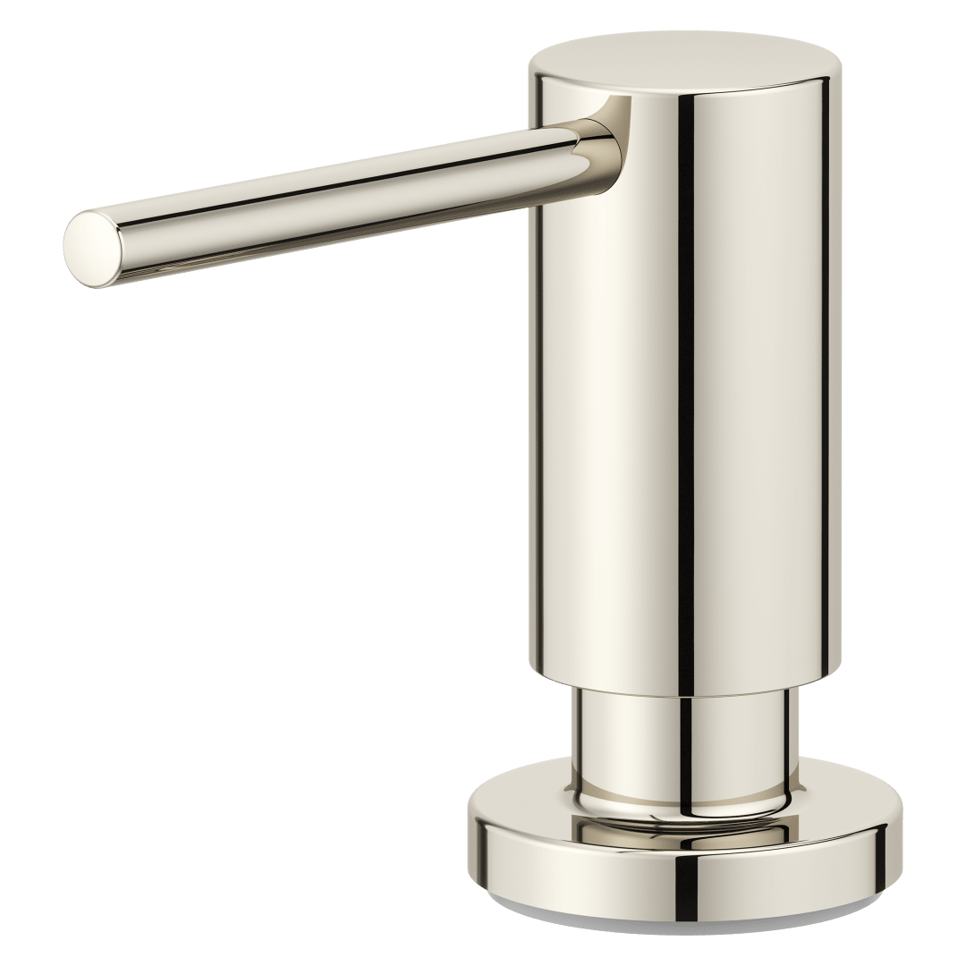 Modern Kitchen Soap Dispenser in Polished Nickel