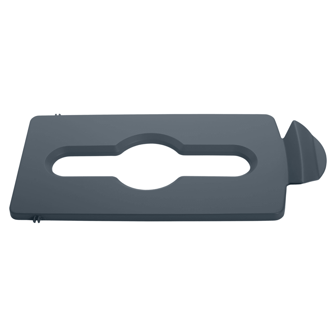 Slim Jim® Recycling Station Mixed Recycling Lid Gray