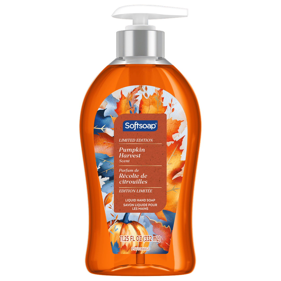Softsoap Limited Edition Liquid Hand Soap, Pumpkin Harvest Scent, 332 mL
