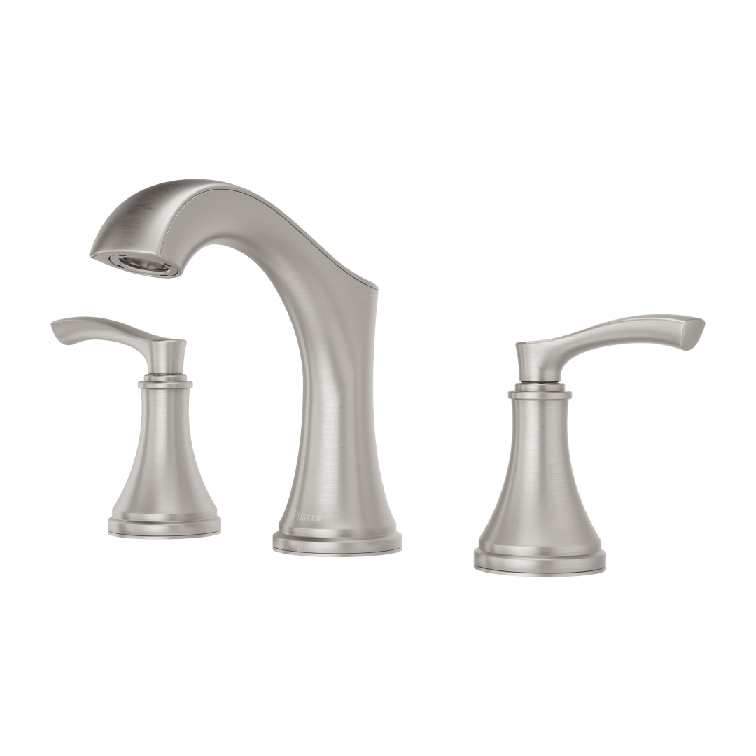 Auden 2-Handle 8" Widespread Bathroom Faucet in Spot Defense Brushed Nickel