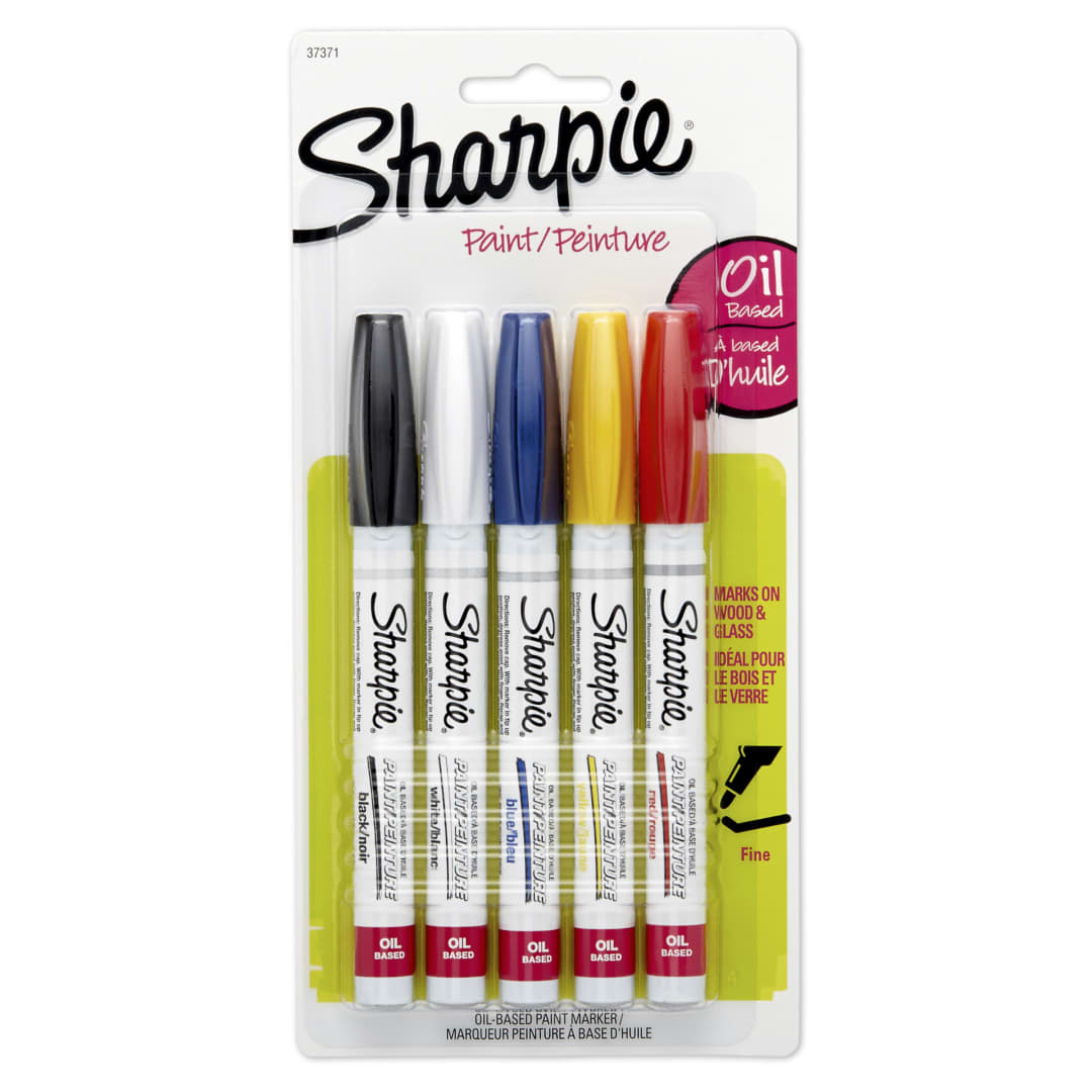 SHARPIE PAINT MKR 5CT FN BASIC ASST