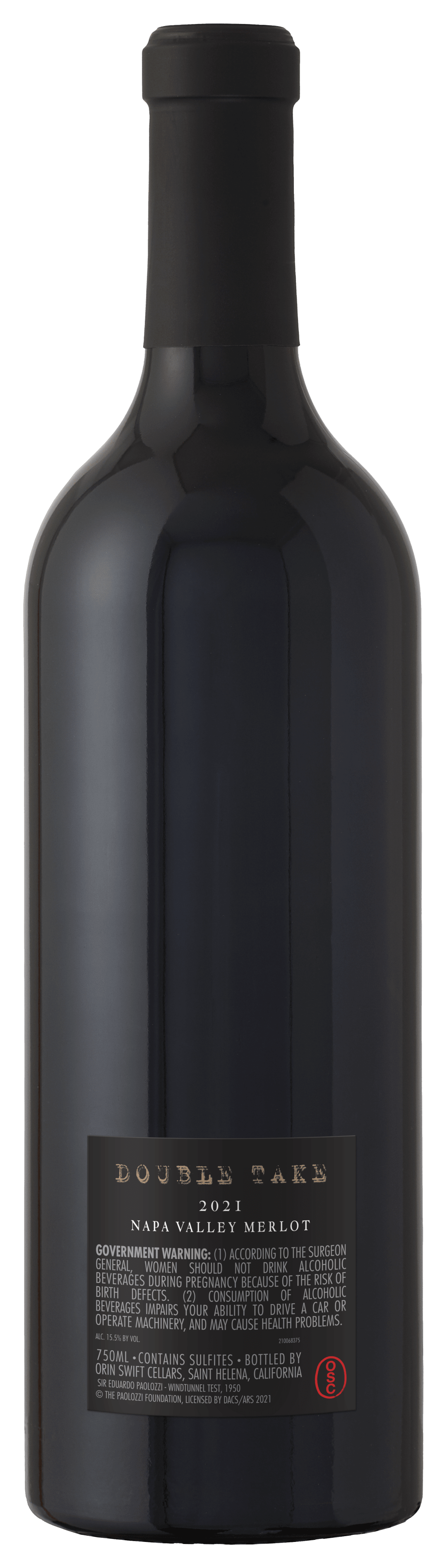 Orin Swift Double Take Merlot Red Wine 750ml