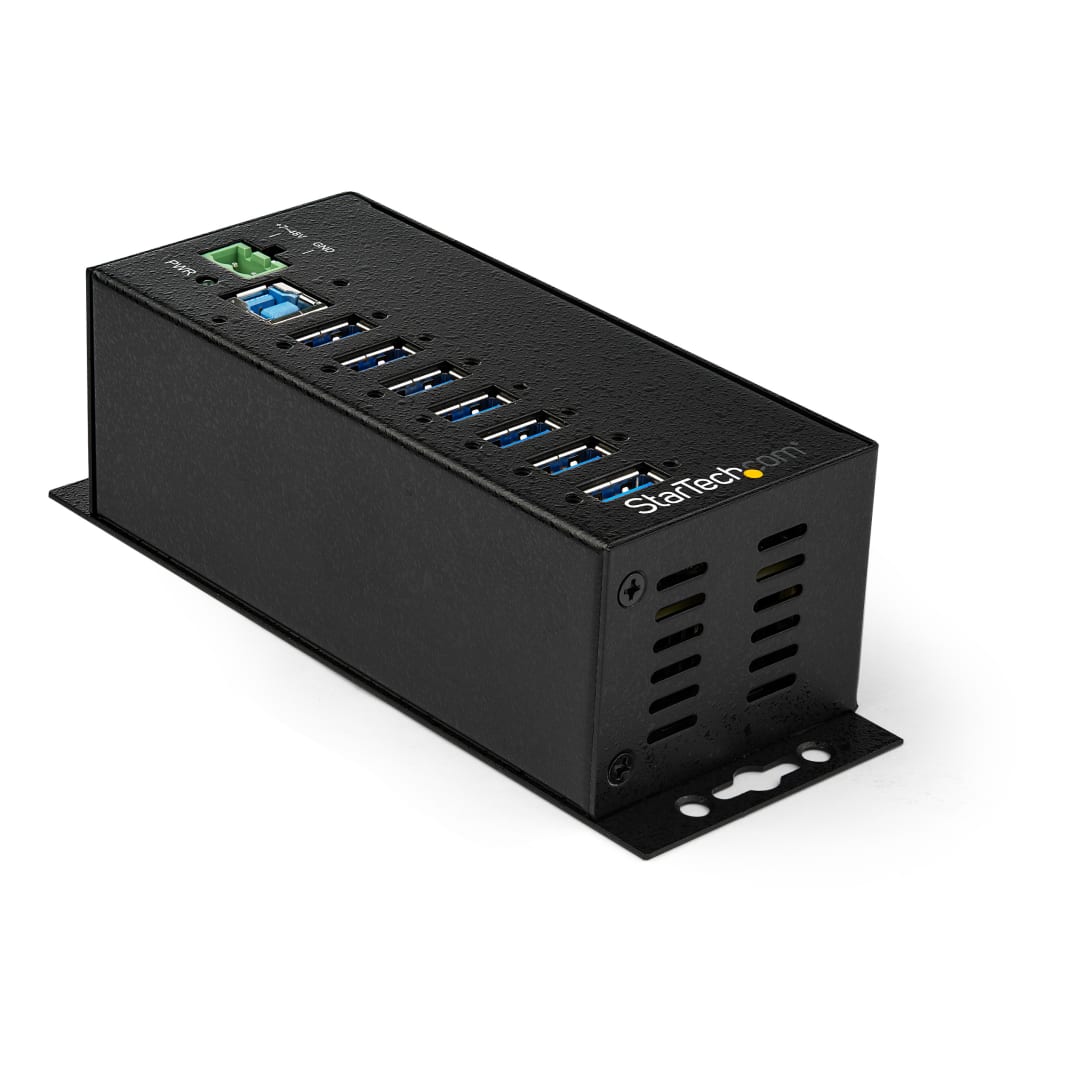 7 Port Industrial USB 3 1 Gen 1 HUB with ESD Protection