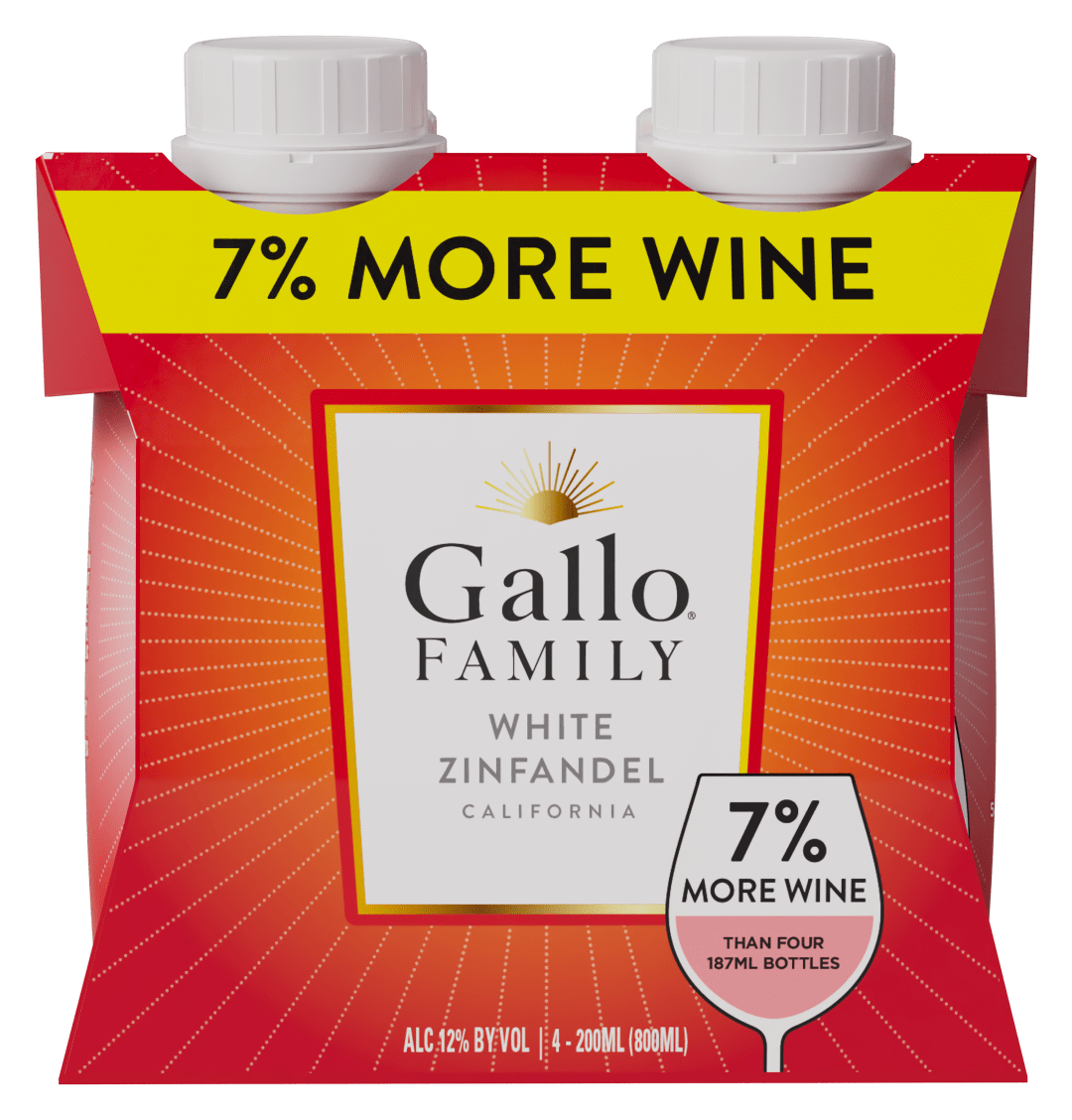 Gallo Family Vineyards White Zinfandel Tetra 4pk
