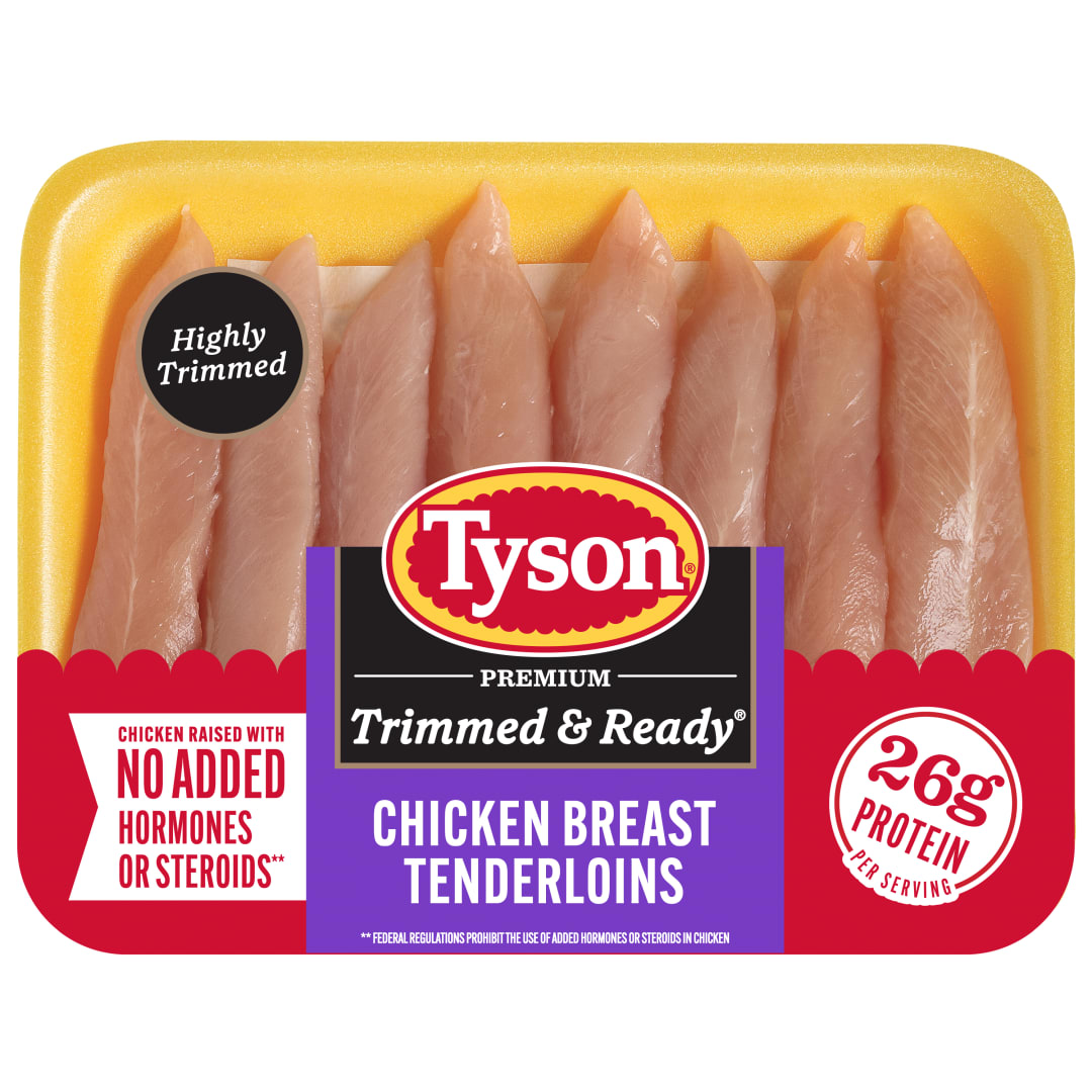 Tyson® Trimmed & Ready® Fresh Premium Chicken Breast Tenderloins, 1.5 lb.