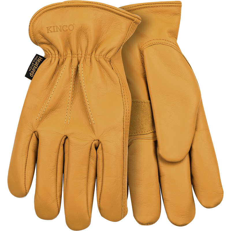 Lined Premium Grain Cowhide Driver with Palm Patch