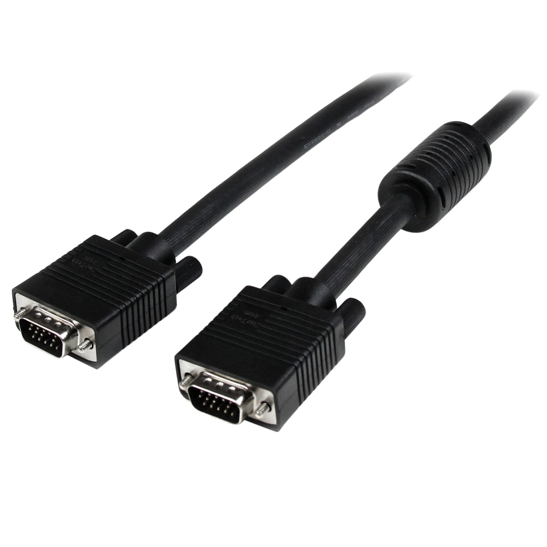 25m Coax High Res Monitor VGA Cable HD15 M M