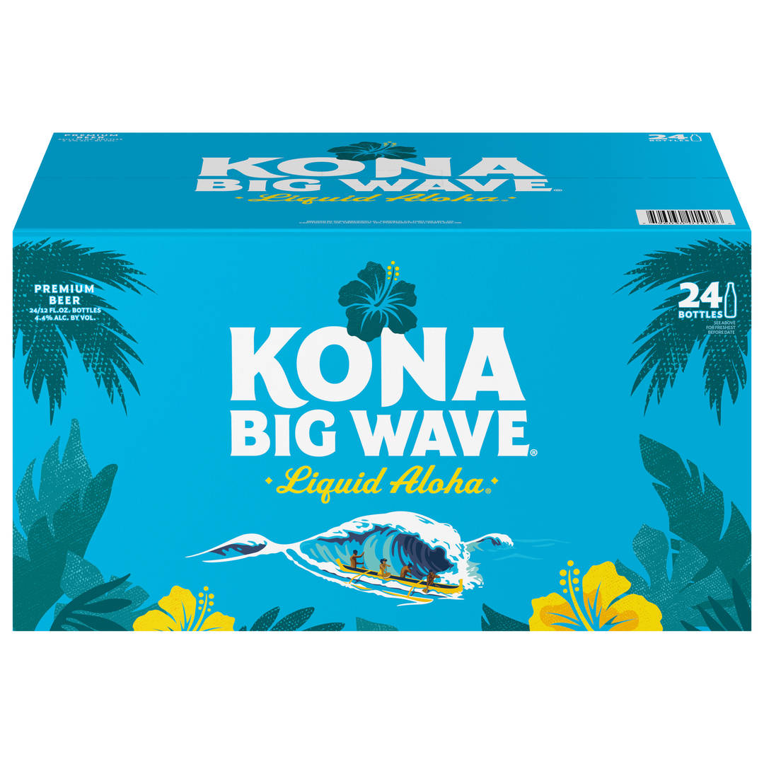 Kona Big Wave Liquid Aloha Premium Beer 24 - 12 fl oz Bottles
