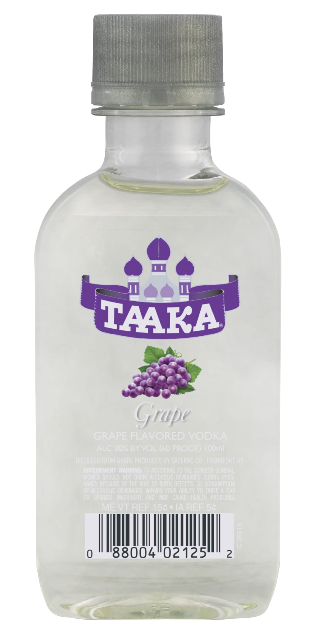 Taaka Grape Vodka 100ml 60 Proof
