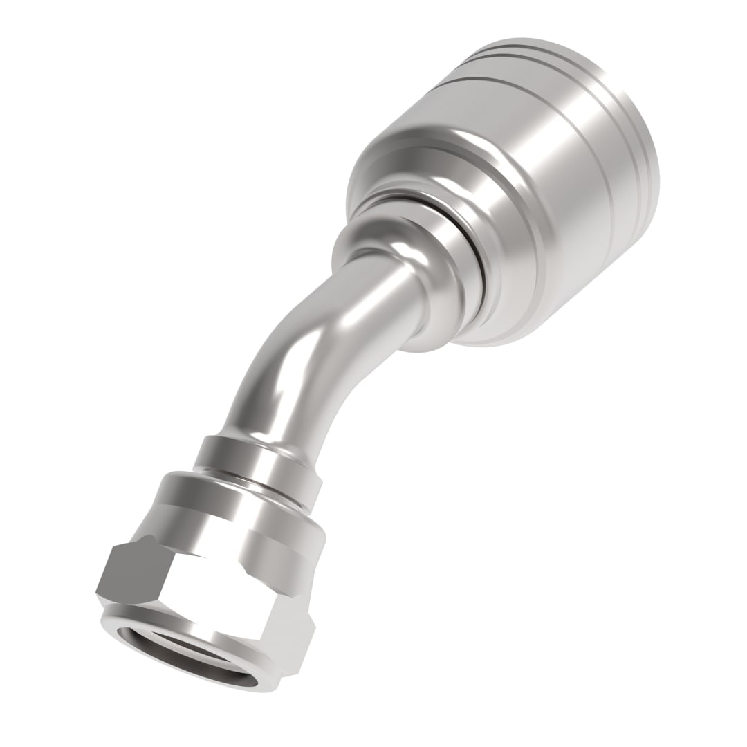 Aeroquip 1/4 Jis/bspp Female Sw 45d X 1/4 Hose Fittg