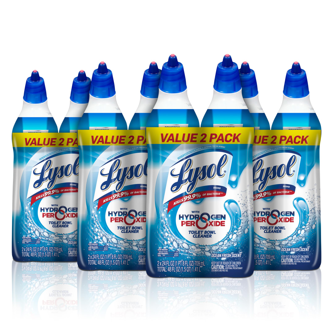 LYSOL® Toilet Bowl Cleaner - Power & Free™ Twin Pack 6/(2x24) oz.