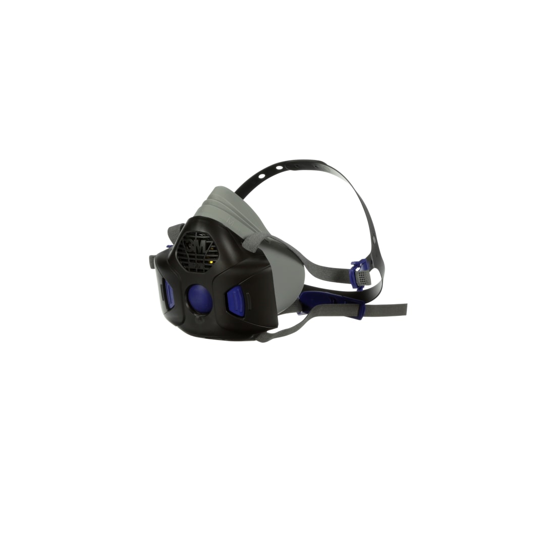 3M™ Secure Click™ Yeniden Kullanılabilir Yarım Yüz Solunum Maskesi, Konuşma Diyaframlı, Orta, HF-802SD