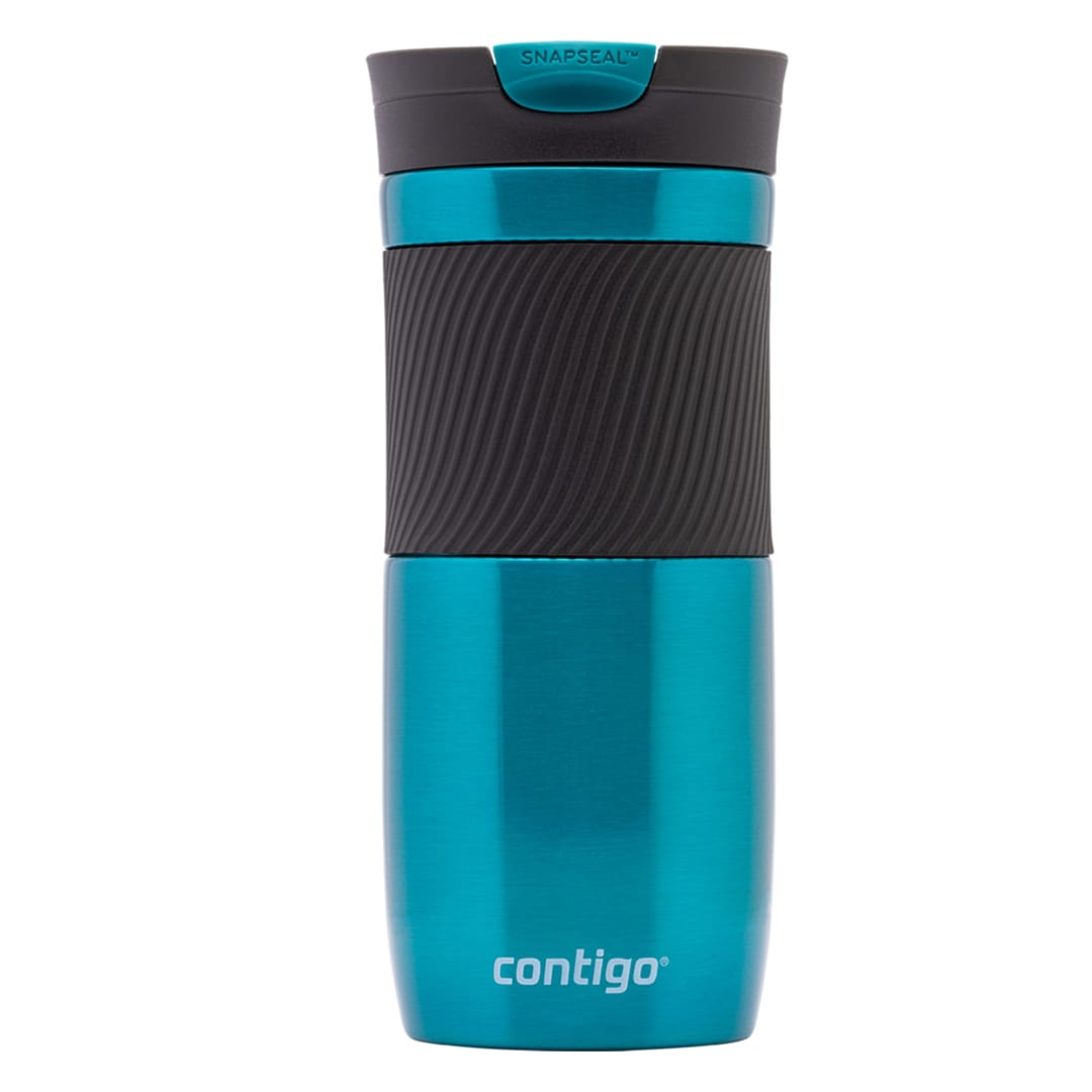 Contigo® Byron SNAPSEAL™ Travel Mug, Stainless Steel Thermal Mug, 470ml., Biscay Bay