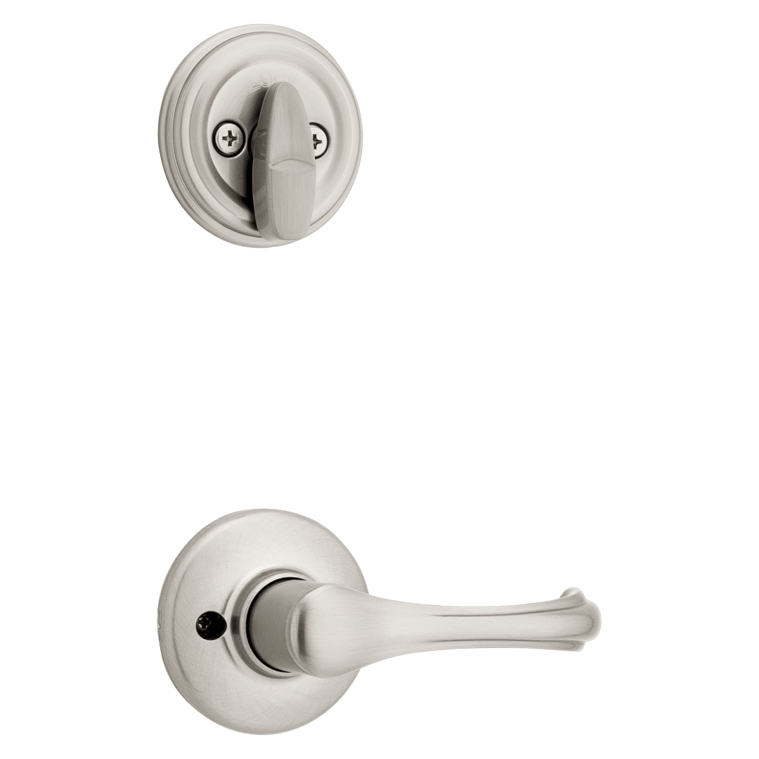 966 Single Cylinder Interior Pack w/ Dorian Lever Handlesets in Satin Nickel
