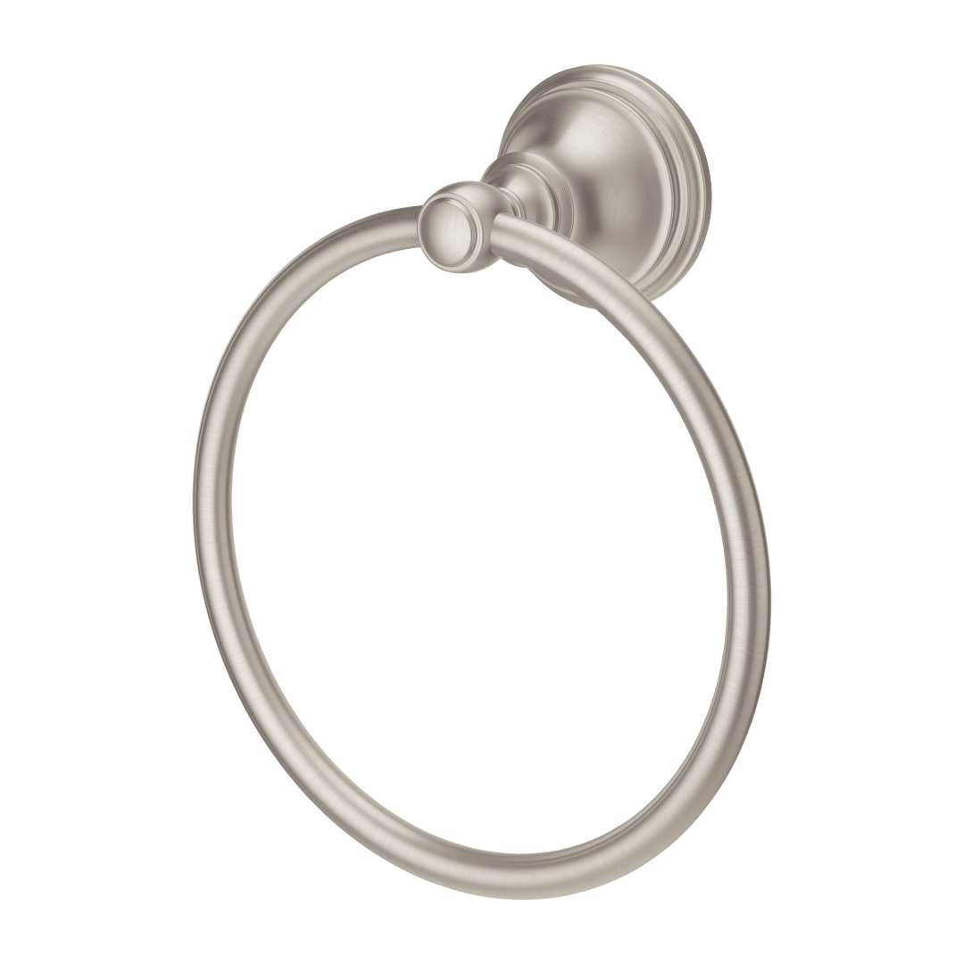 Tisbury Towel Ring in Brushed Nickel