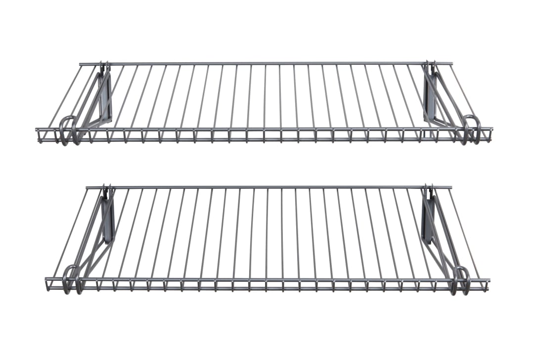 Rubbermaid 4 foot Shelf Kit -Titanium