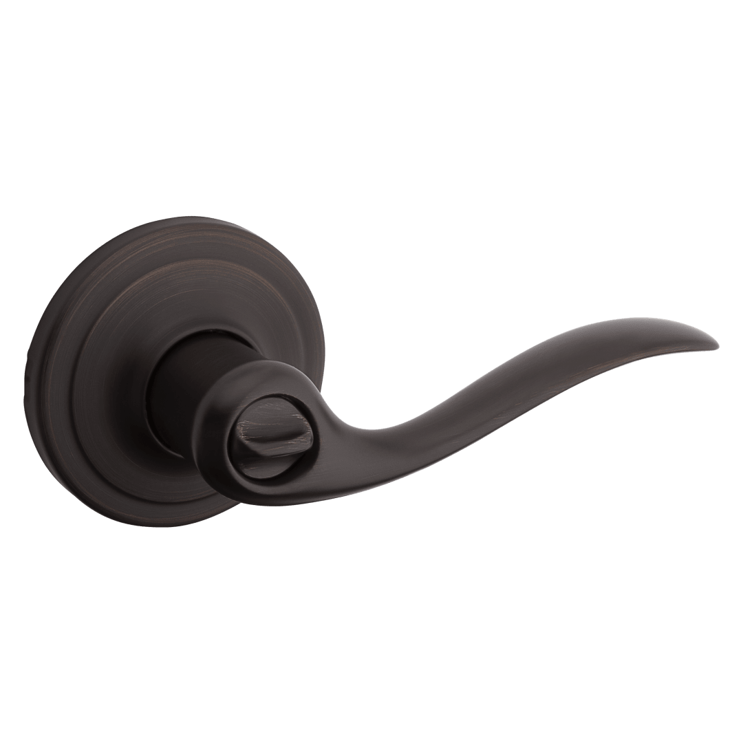 Toluca Bed/Bath Lever in Venetian Bronze