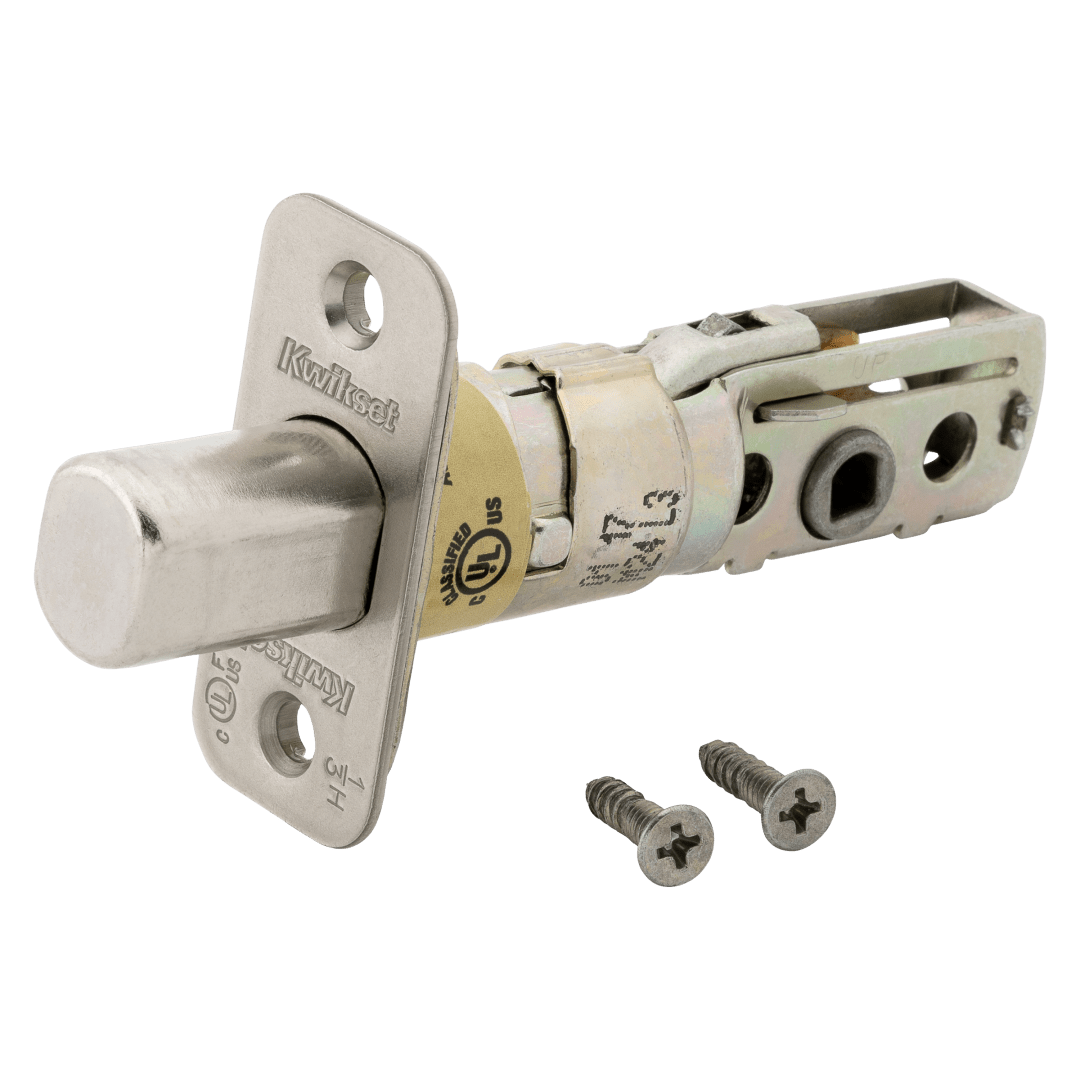 Round Corner Deadbolt UL/FD Latch for Satin Nickel Finish