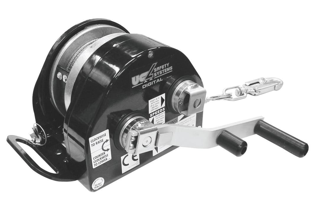 3M™ DBI-SALA® Advanced™ Digital 100 Series Winch 8518559, Black and Silver, 90 ft. (27 m), 1 EA/Case