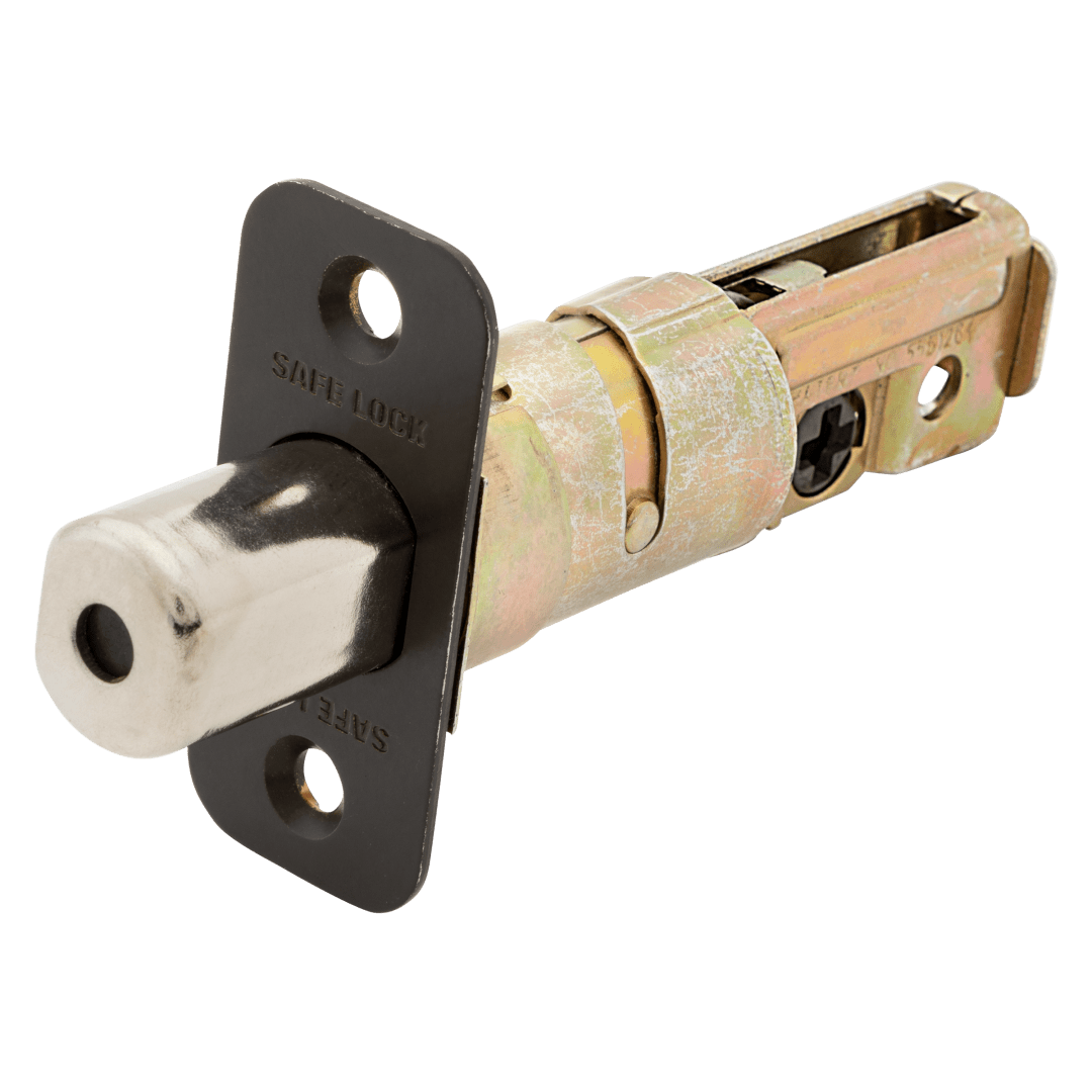 Round Corner Adjustable Deadbolt Latch for Matte Black or Venetian Bronze Finish