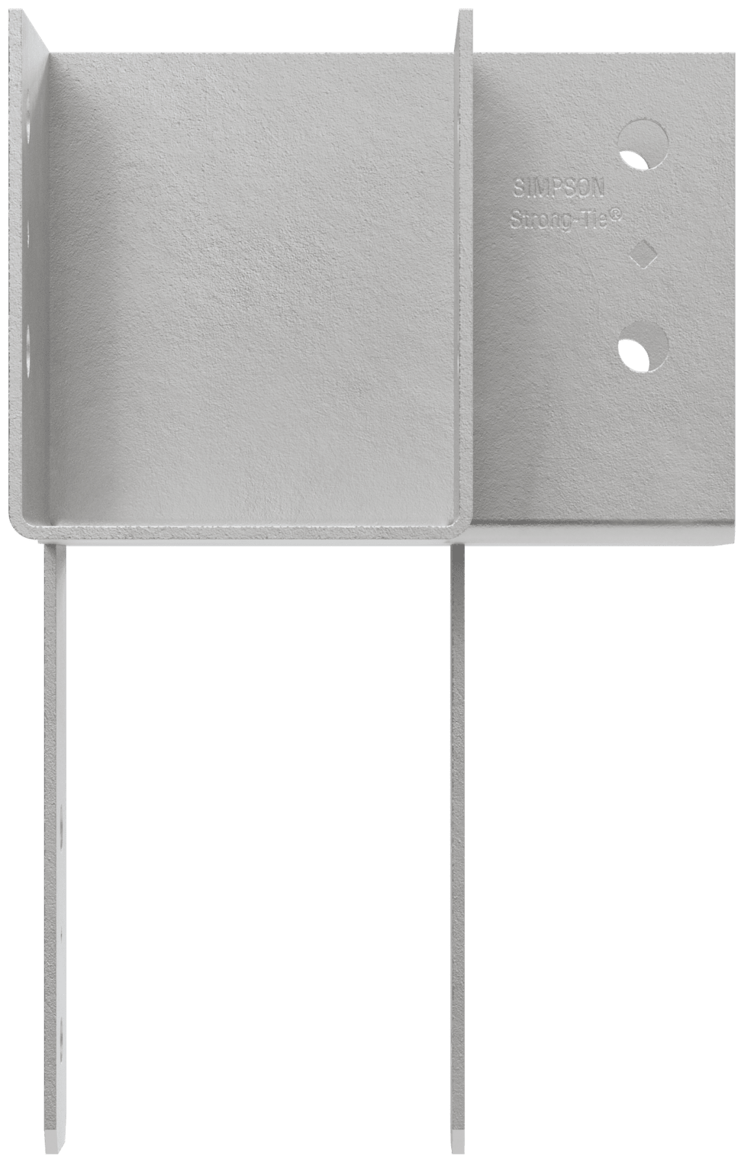 Simpson Strong-Tie ECCLL666HDG ECCLL HDG L-Shape End Column Cap for 6x Beams, 6x Post, Skewed Left