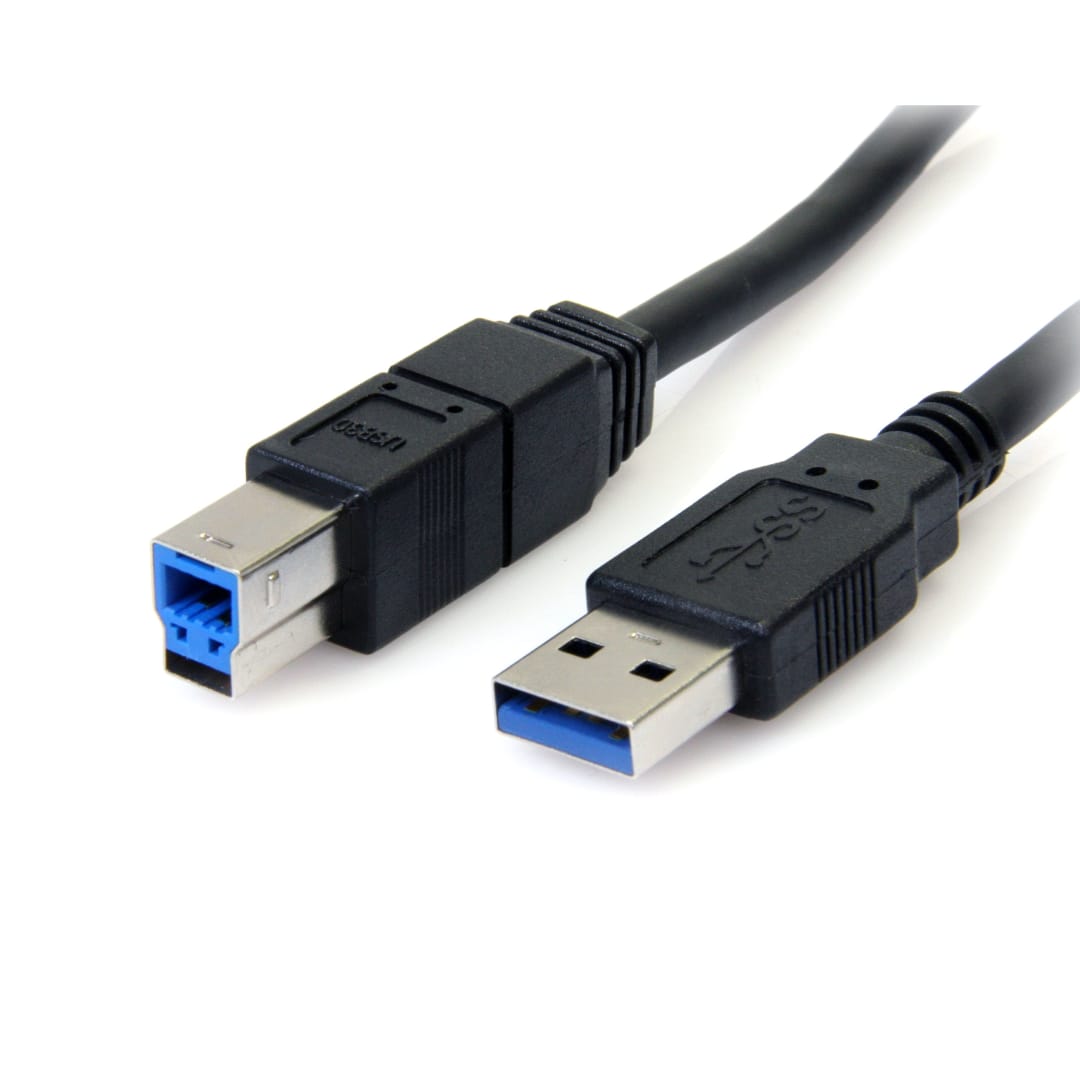 Black 3 ft USB 3.0 Super Speed Cable