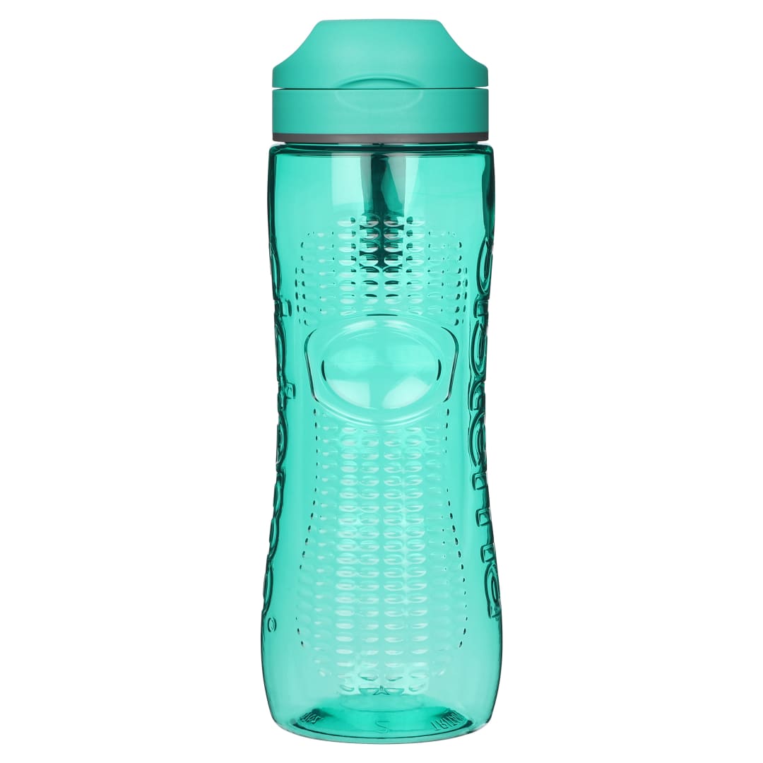 Sistema Hydrate Tritan Active botella de agua deportiva | 800 ml | Botella de agua a prueba de fugas | Sin BPA | Azul