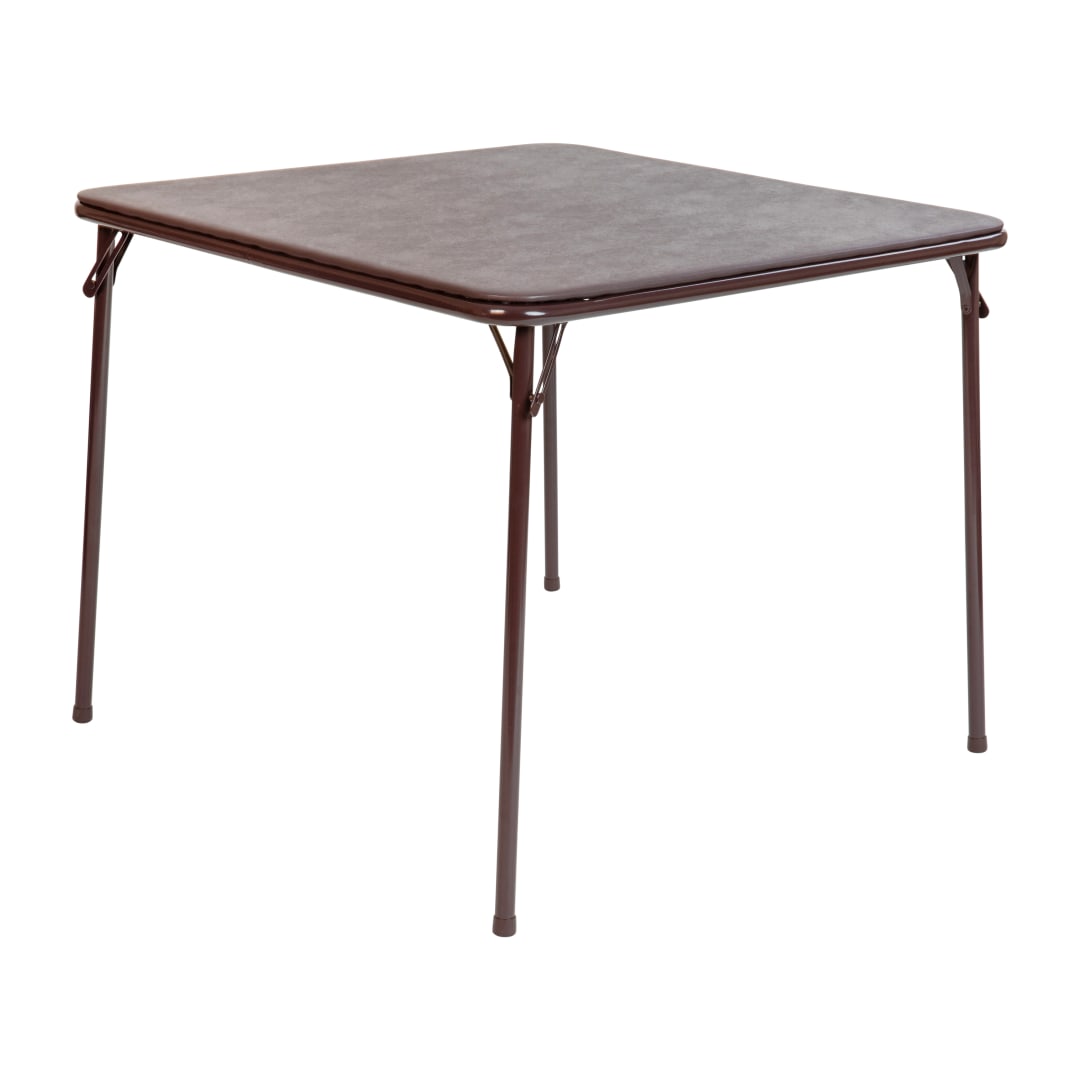 Madelyn Brown 33.5" Folding Card Table for 4 with Foldable Legs and Portable Lightweight Design