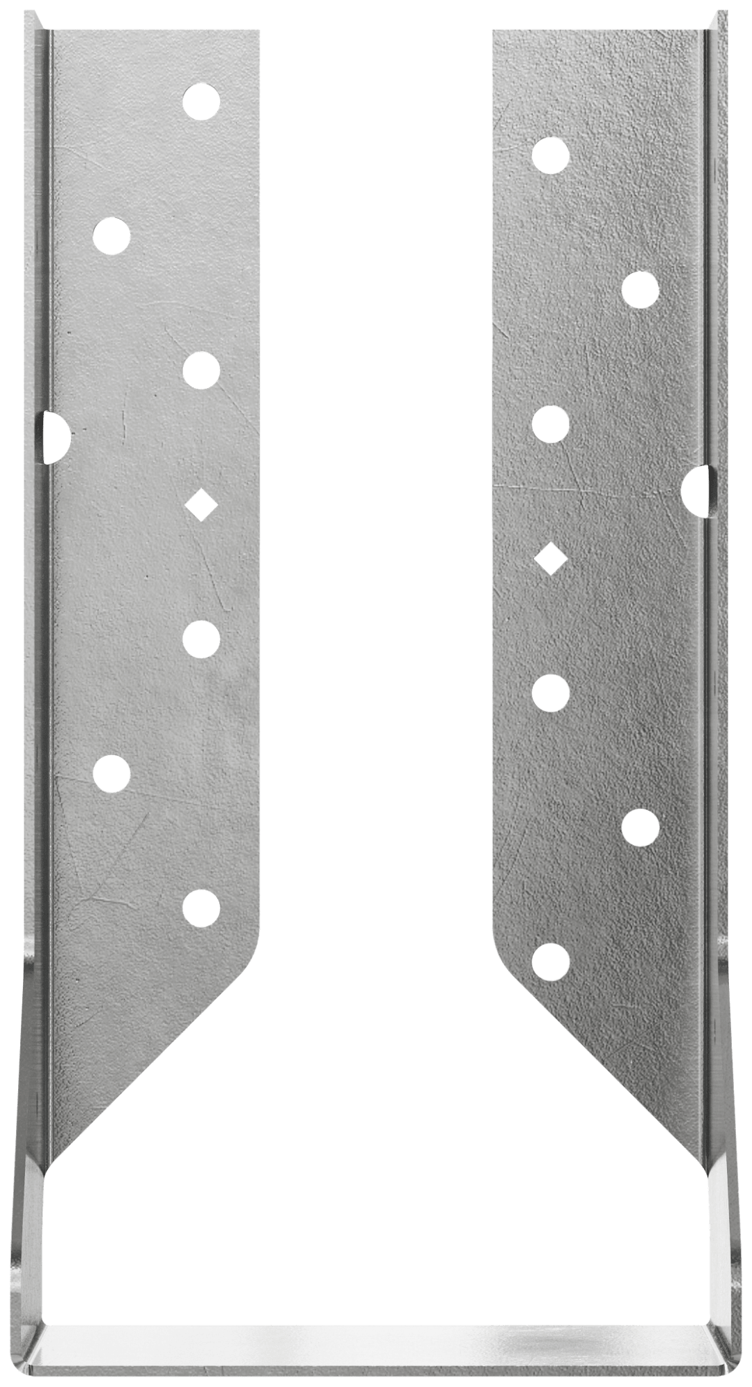 Simpson Strong-Tie HUCQ210-3SS-SDS HUCQ Stainless-Steel Heavy Face-Mount Concealed-Flange Joist Hanger for Triple 2x10 w/ Screws