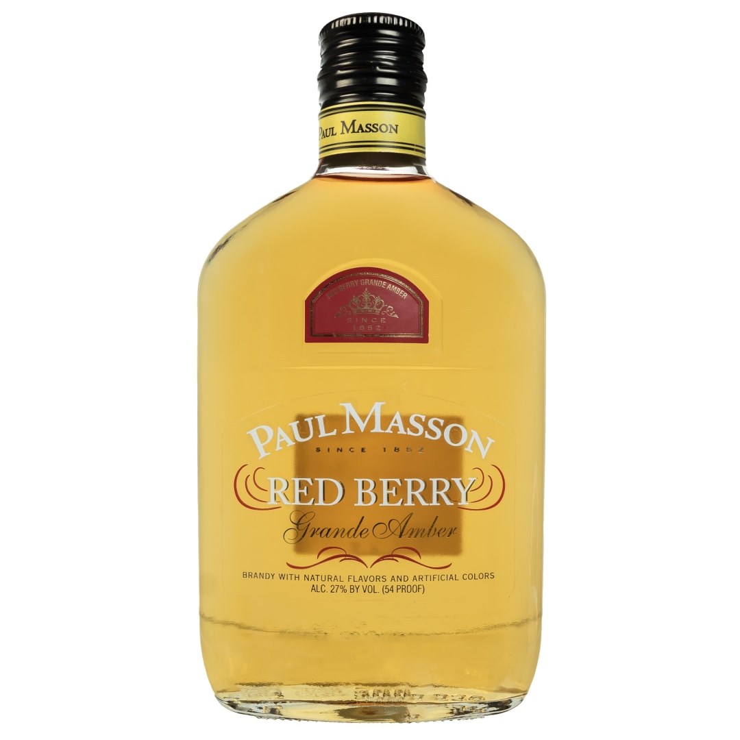 Paul Masson Red Berry Brandy 375ml 54 Proof